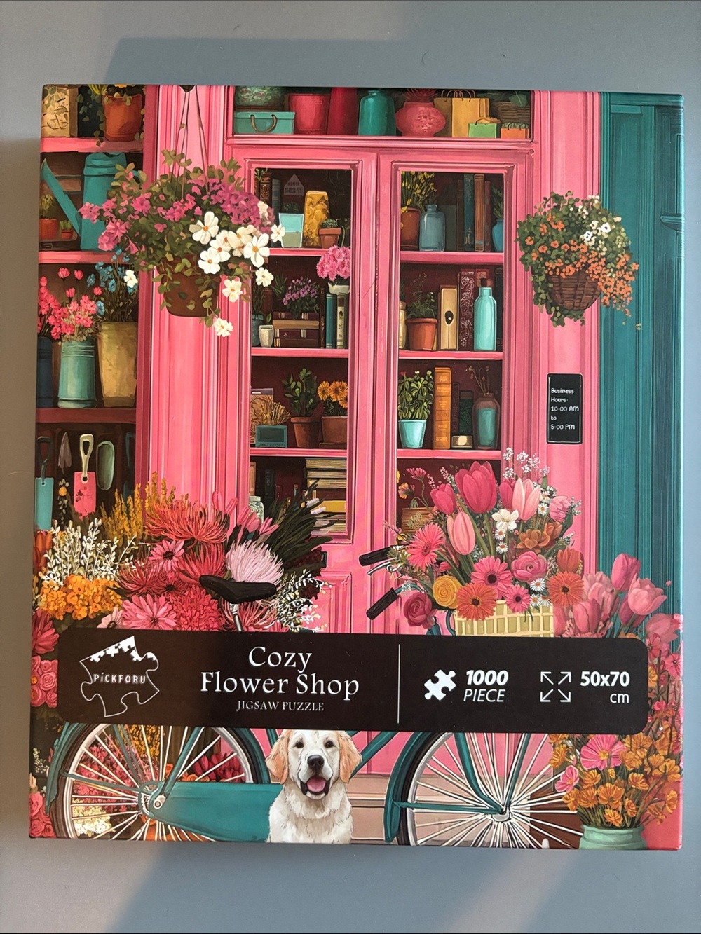 Cozy flower shop 1000 piece jigsaw puzzle